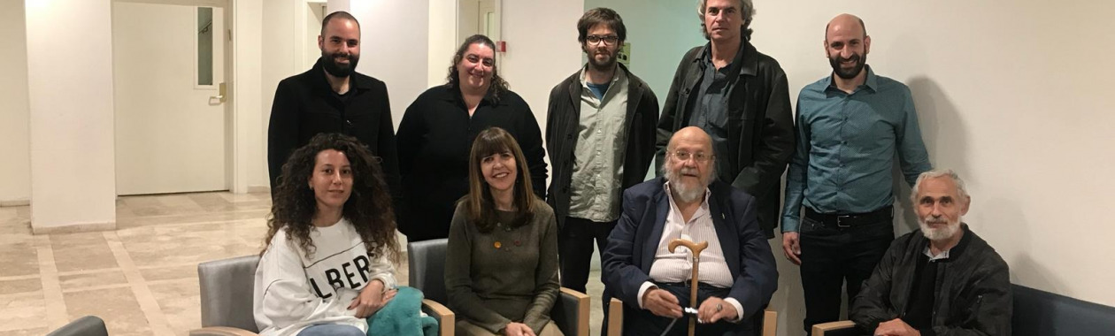  Los miembros de la CLO con el presidente de la AIH, Aurelio Gonzáles